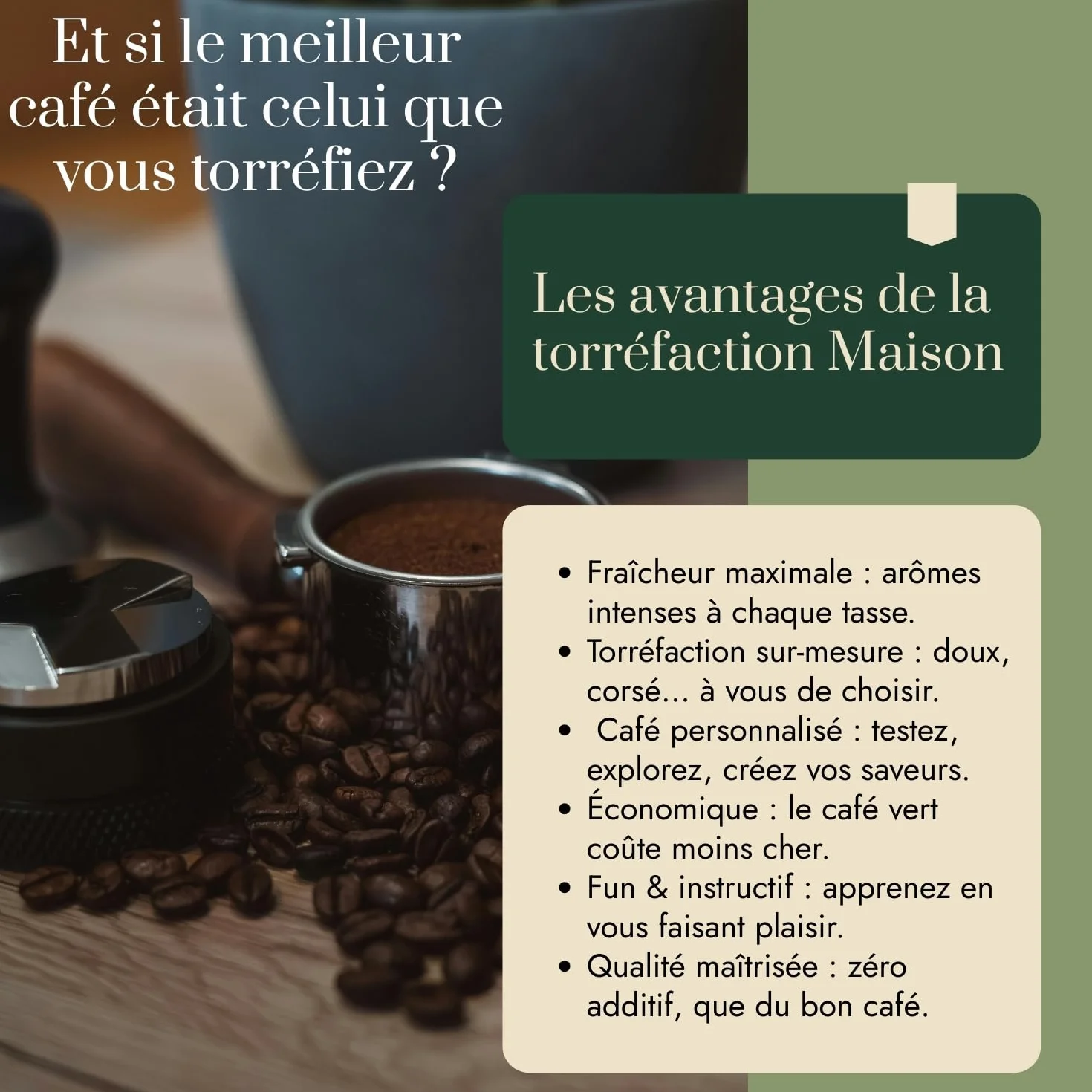Café Vert en Grain Indonésie Java Jampit 1kg | 100% Arabica Non Torréfié | Café Brut à Torréfier Maison | Arômes Cèdre, Tabac, Épices | Idéal Machine à Cafe Grain