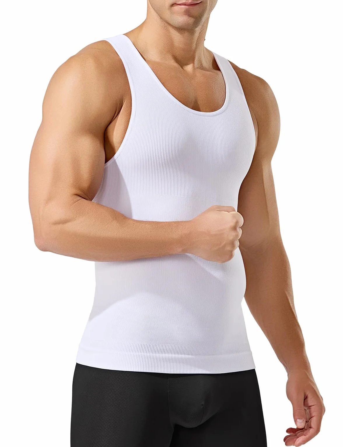 Arjen Kroos Débardeur de Compression Homme Gainant Shape Power Sous-Vêtements