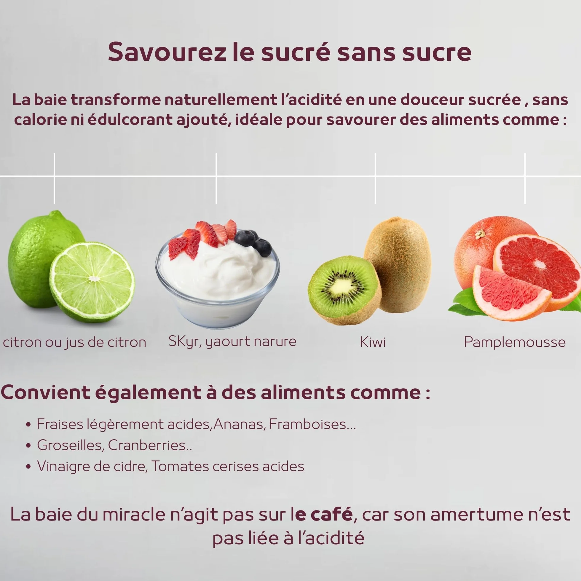 20 baies effet sucrant déshydratées-Goût sucré sans sucre-100% naturel & vegan – Alternative idéale pour diabétiques,sportifs & régimes faibles en sucre-Savoure enfin ton yaourt nature, citron…