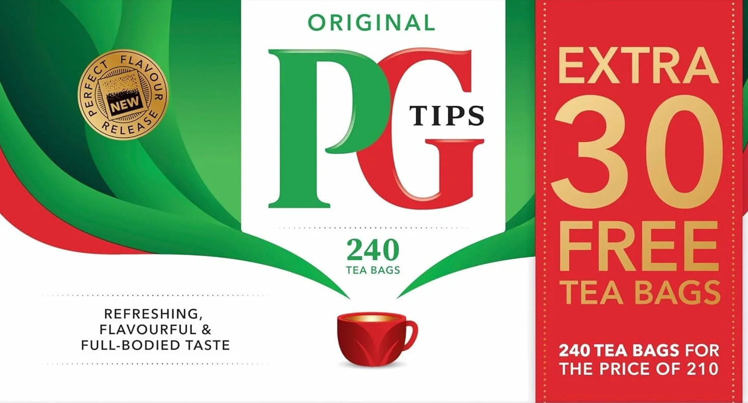 PG Tips - 240 sachets de thé Original lot de 2 soit 480 sachets