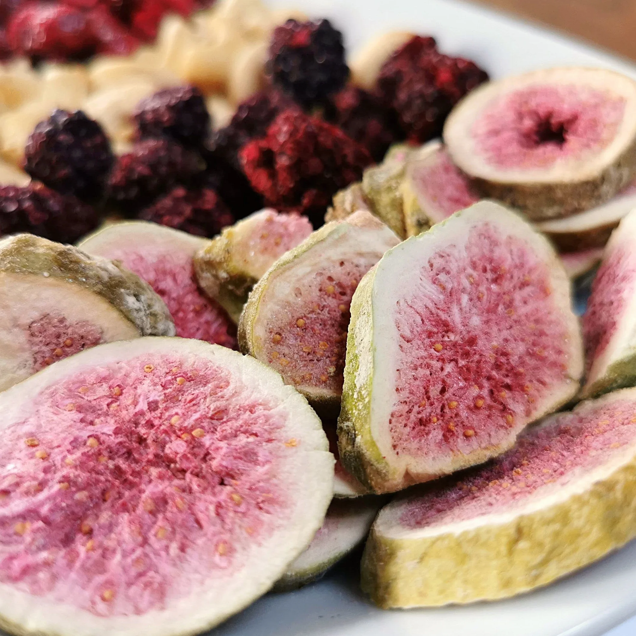 Figue Lyophilisée Sans Sucre Ajouté | 100% Naturel Figues Sèches Fruits Seches | Freeze Dried Fruit Fig Collations Saines | Pure Figue Seche Sec Lyophilisateur | Gefriergetrocknete Feige ZingyZoo