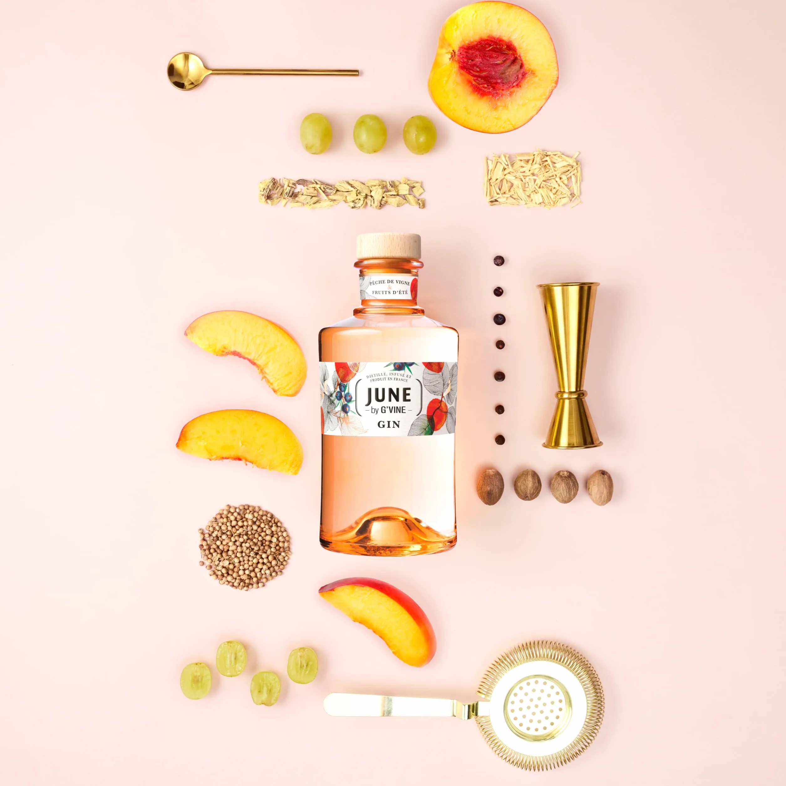 JUNE Gin By G'Vine Peche de Vigne 70 cl