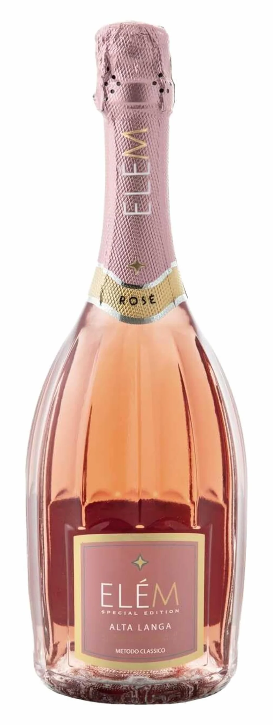 ELÈM Alta Langa D.O.C.G. Rose Metodo Classico Pas Dose Vin Petillant Italien - 1 Bouteille x 75 cl