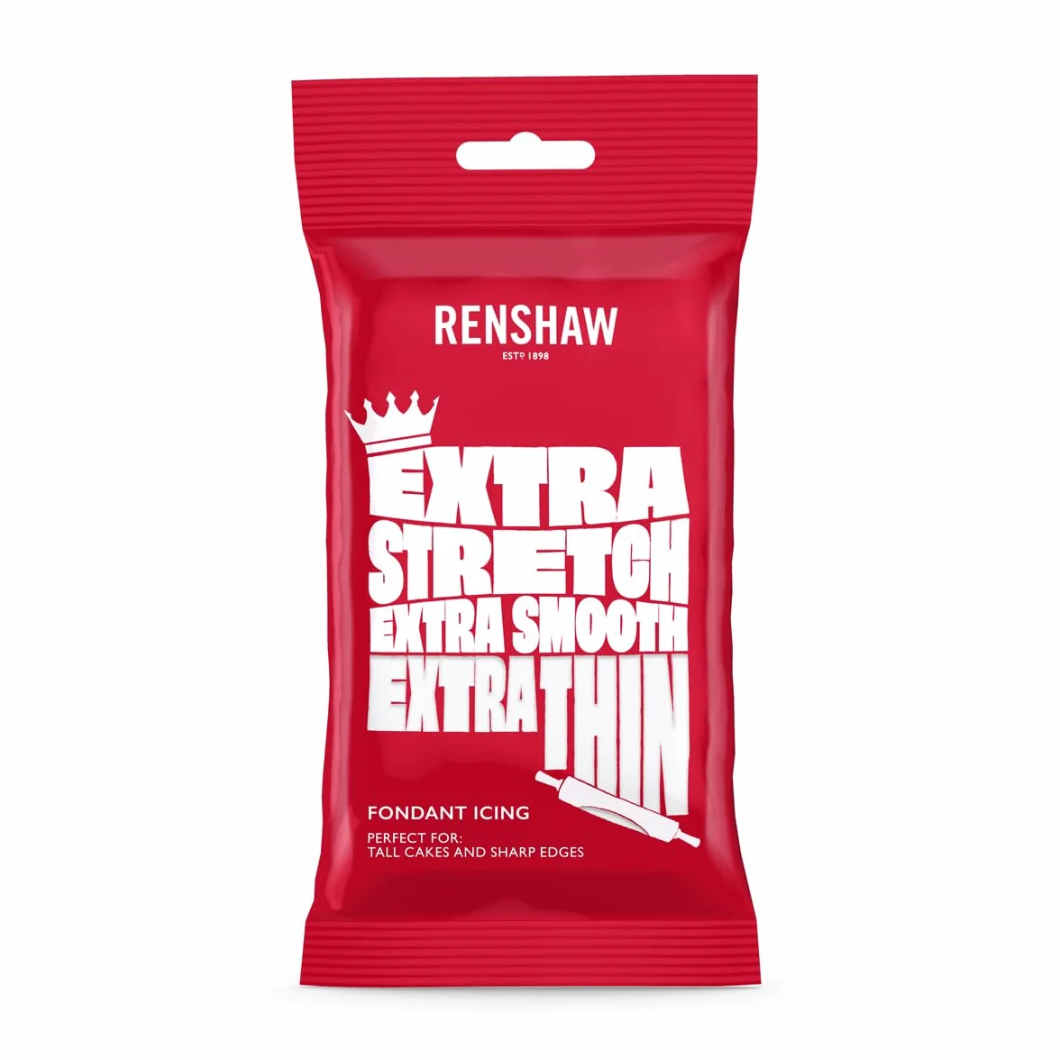 Renshaw Pâte à Sucre Extra Blanc Naturel 250 g