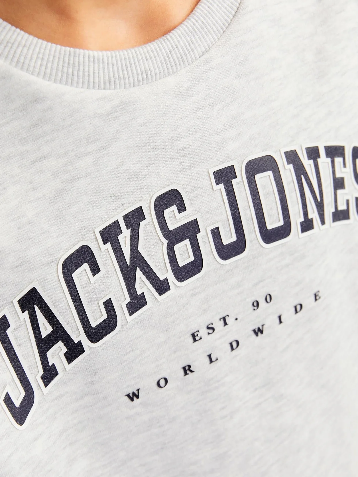 Jack & Jones Jjecaleb Varsity Sweat Crew Neck Maillot de survêtement Garçon