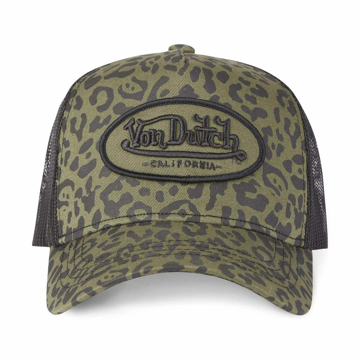 Von Dutch Casquette Homme Femme Ajustable Trucker Originale Noir Vert TU