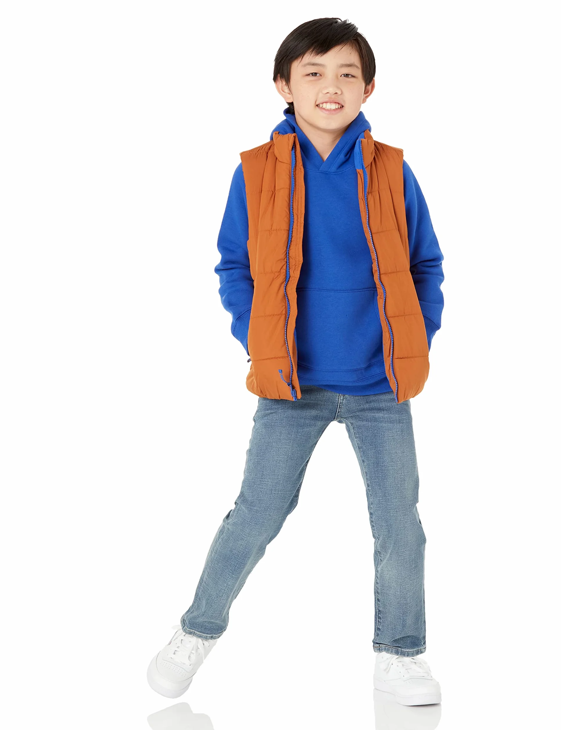 Amazon Essentials Garçon Sweat à Capuche Polaire