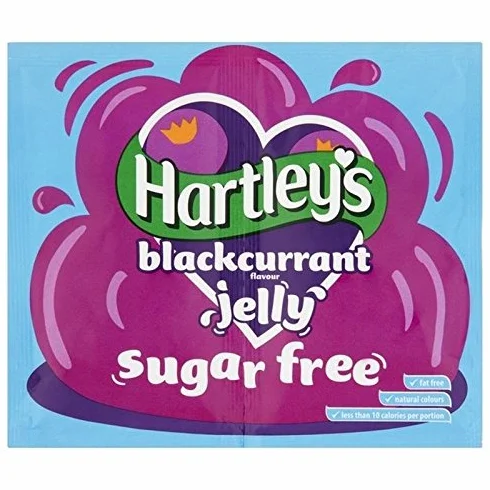 Hartleys Sucre De Cassis sans Cristaux De Gelée De 23G De Paquet de 6