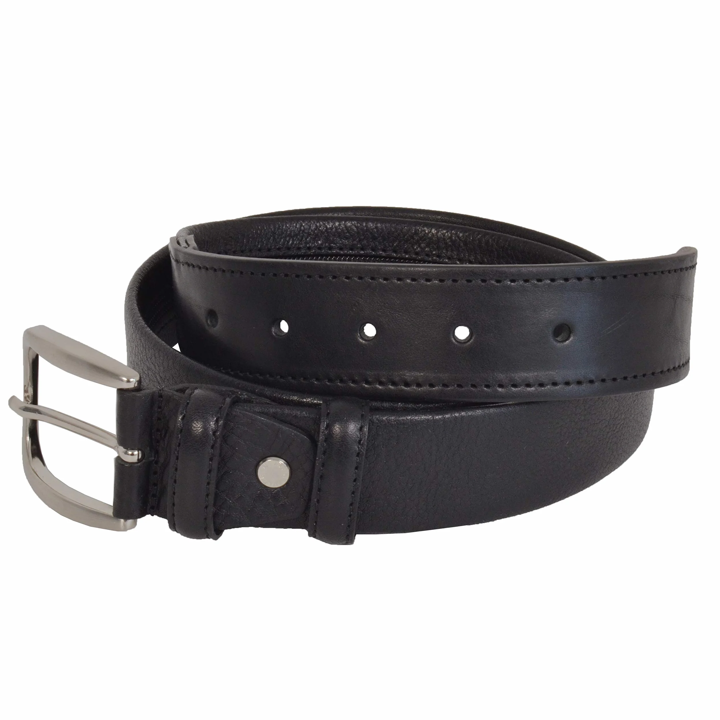 Conte Massimo Ceinture Porte-argent de Voyage en Cuir Véritable avec Poche Tactique