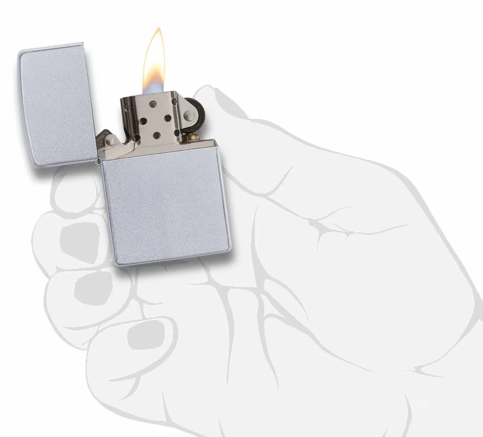 Zippo 50855834 Briquet Chrome Satin Finish