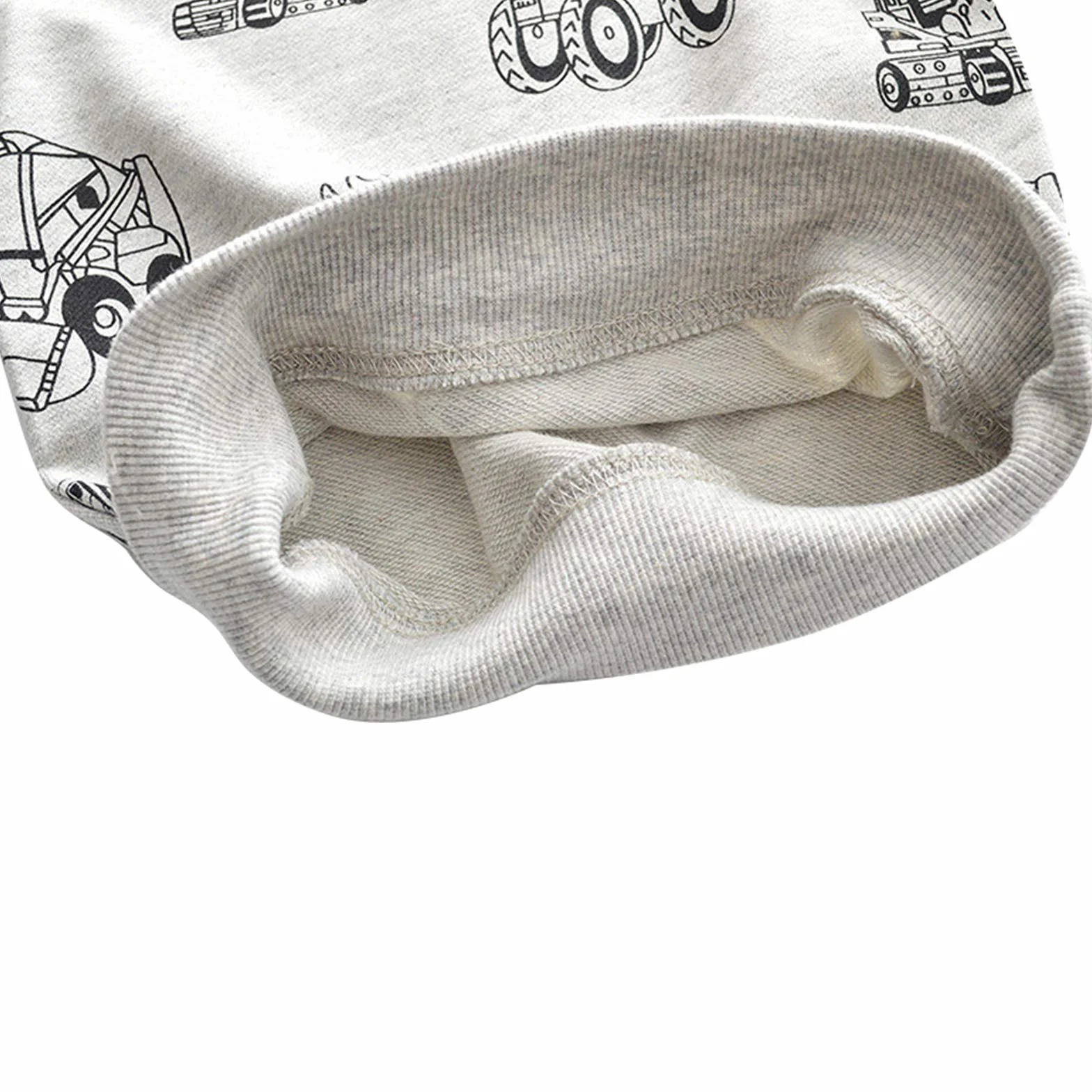 Sweat à Manches Longues Coton Dinosaure Garçons Enfants 2-7 Ans
