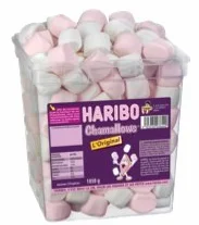 Boite de chamallows, haribo