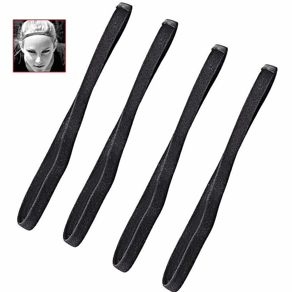 Bandeau Cheveux Homme Élastique Antidérapant Sport Yoga Football Jogging 8 Pièces