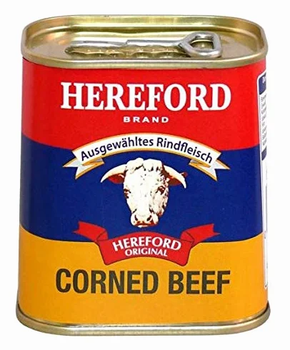 Herford Lot de 4 boîtes de 200 g de bœuf Corned Beef « German Grad »