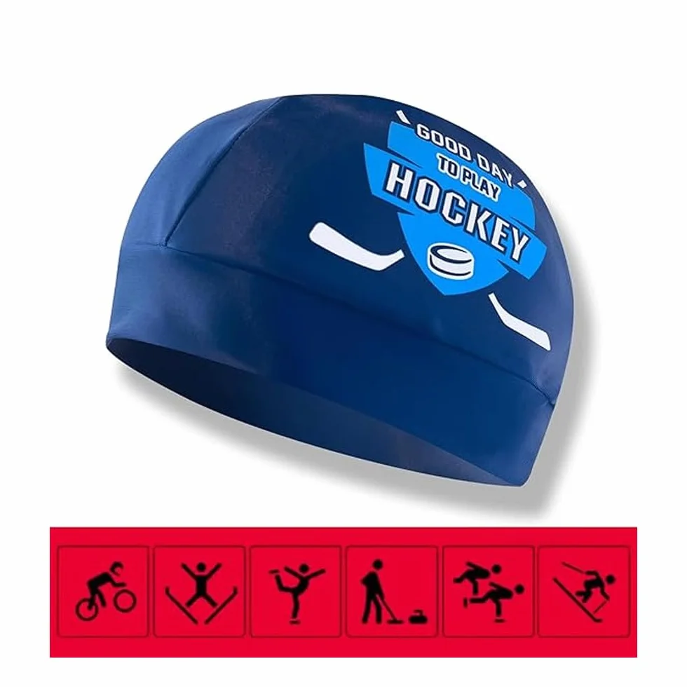 VPRO Bonnet de sudation hockey sur glace sous-casque bonnet de course anti-transpiration bonnet vélo effet refroidissement évacuation