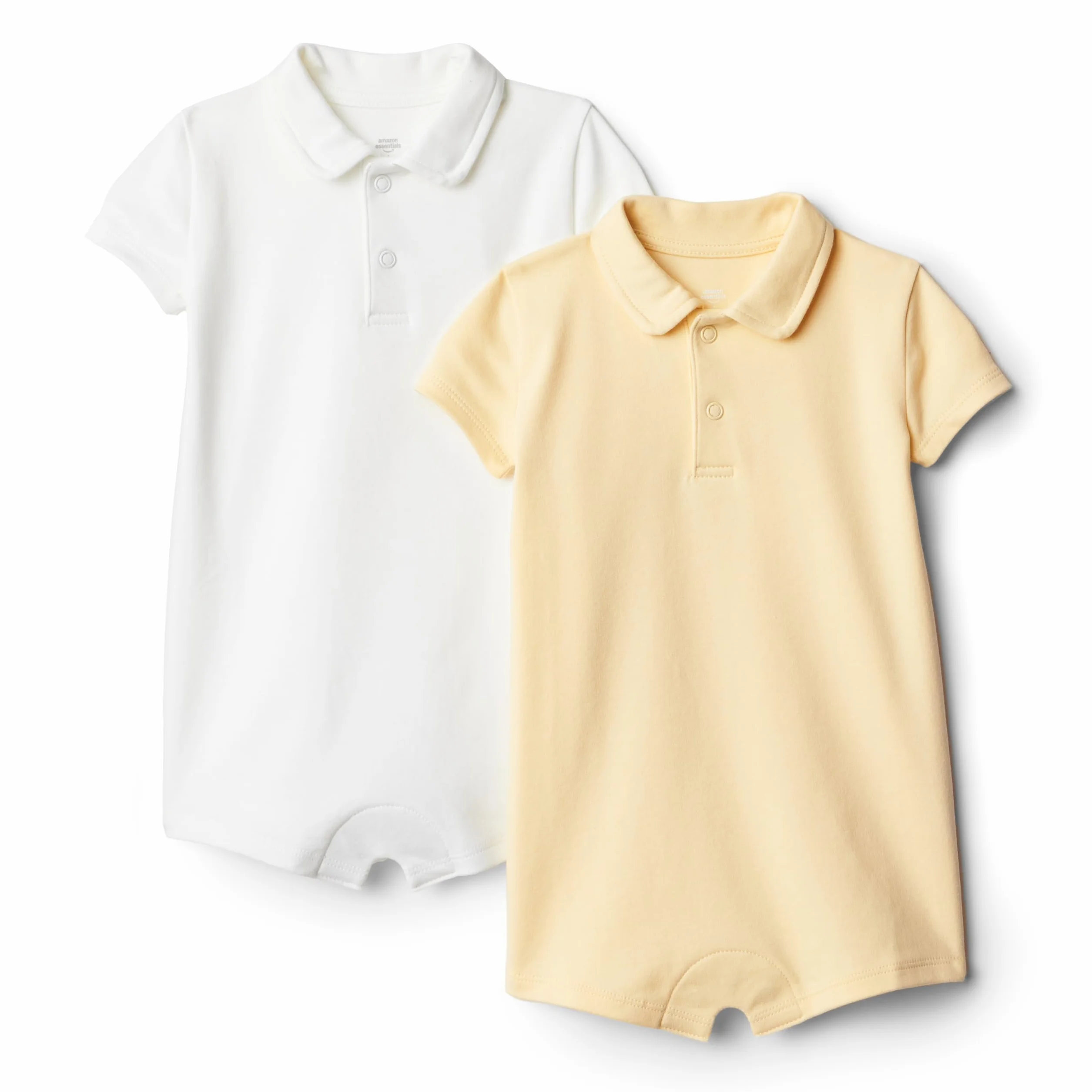 Amazon Essentials x Sofia Grainge Barboteuse à Manches Courtes Bébé Garçon Lot de 2