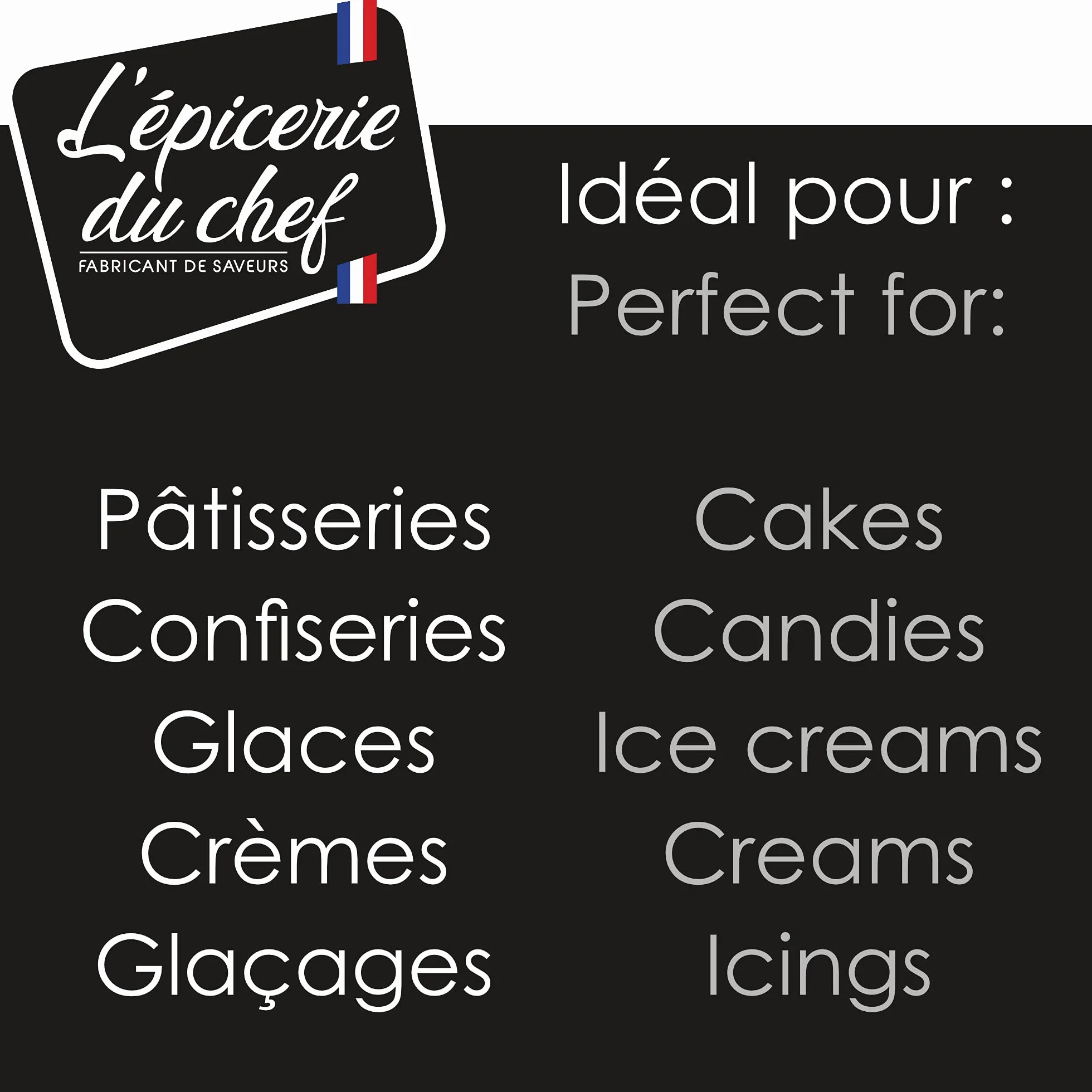 Épicerie du Chef - Sirop de Glucose Pâtissier 1kg - Prêt à l’emploi - Pour Pâtisseries, Desserts, Confiseries & Glaces - Fabriqué en France - EDC8685
