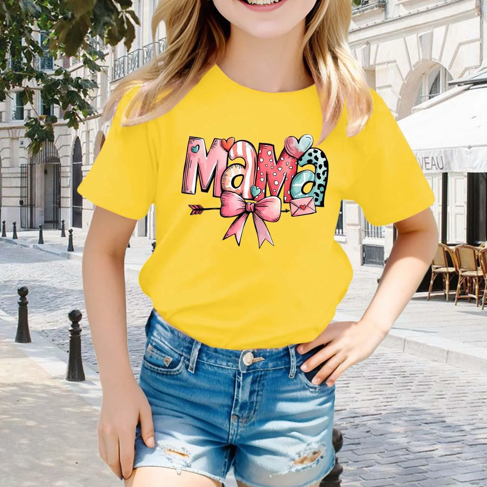 Chemise à manches longues pour bébé fille à rayures