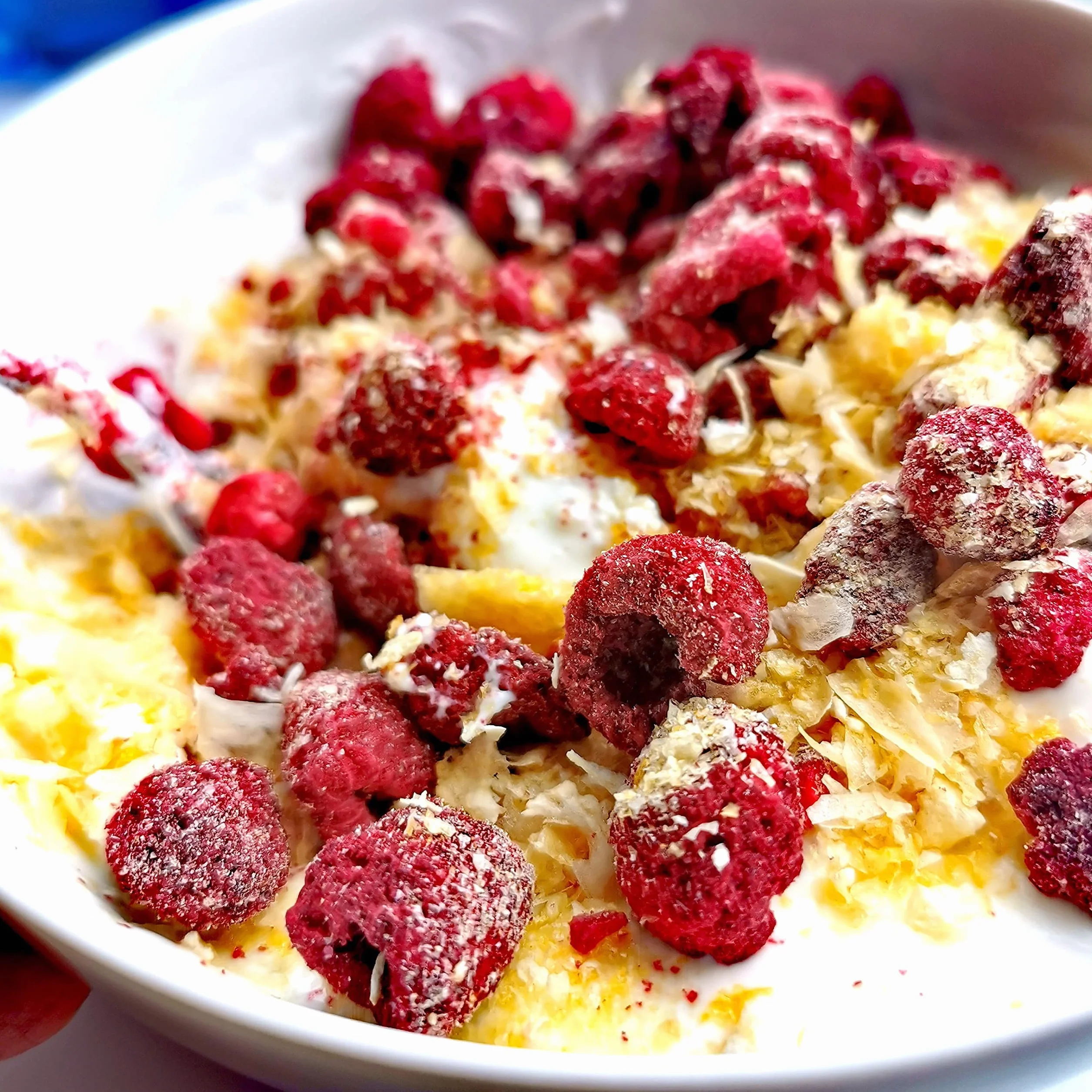 Framboise Lyophilisée | Naturel Framboises Séchées | Fruits Seches Lyophilisateur | Fruits Secs Fruits Frais Lyophilisés | Freeze Dried Raspberry | Gefriergetrocknete Himbeeren | ZingyZoo (90g)