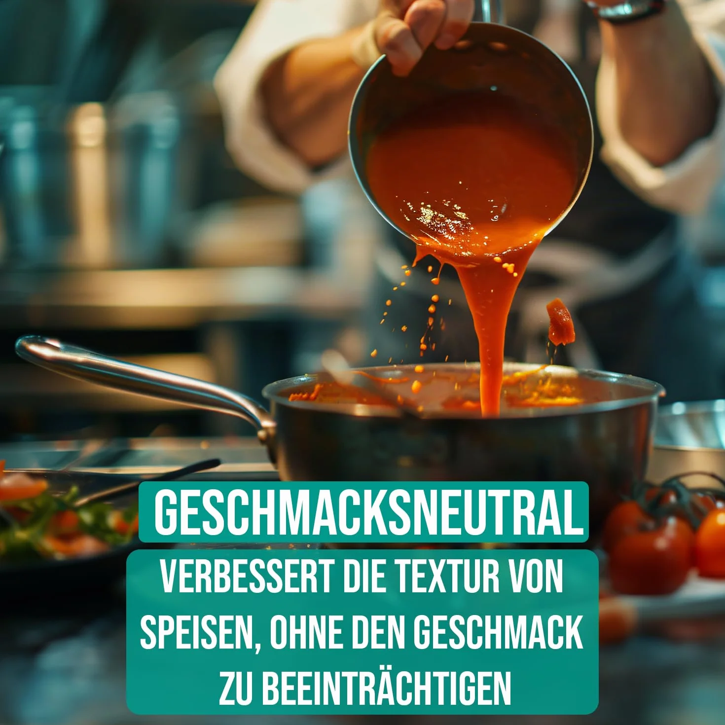 RheinNatur Guarpitmeel, 1 kg, guar gumpoeder als natuurlijke stabilisator voor ijs, soepen, sauzen, plantaardig bindmiddel en verdikkingsmiddel, smaakneutraal en veganistisch, zakje van 1000 g 1000g