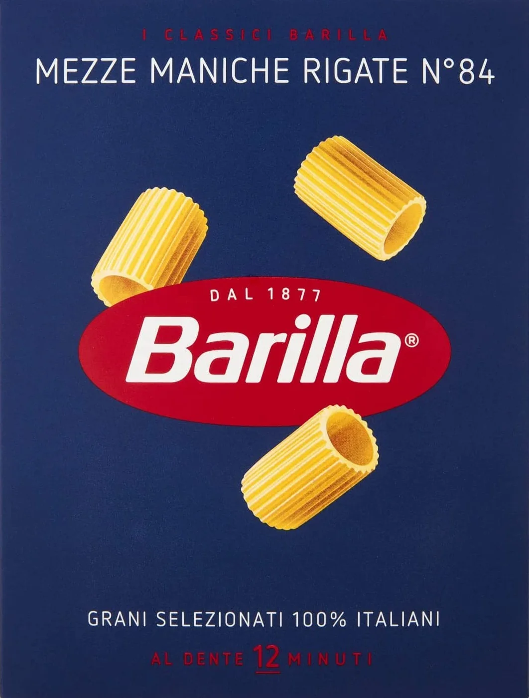Barilla Mezze Maniche Rigate N. 84 11 x 500 g = 5500 g