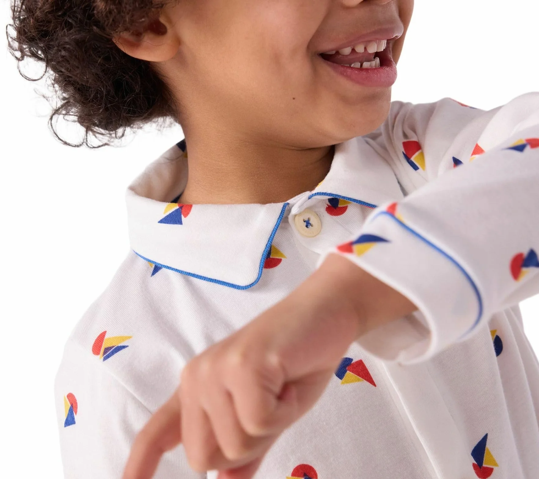 Petit Bateau Pyjama Boutonné Enfant Coton Imprimé Garçon Lot de 1