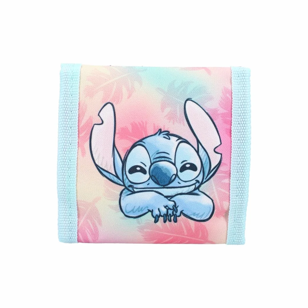 Stitch Portefeuille Enfant Fille Rose 10 cm