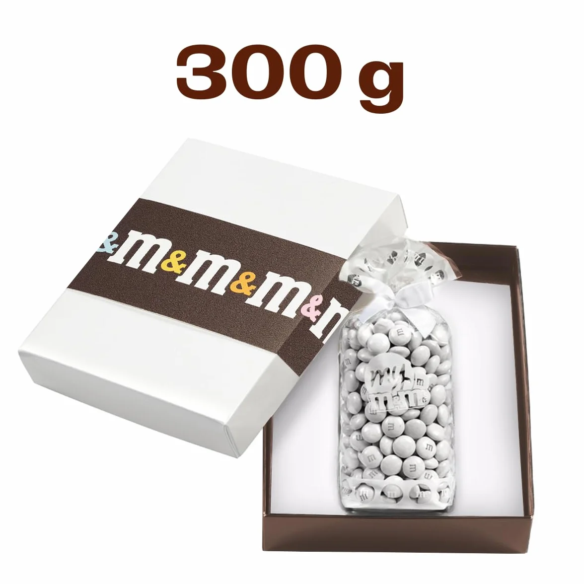 M&M'S COLLECTION Choco - Bonbon Chocolat au Lait Monocouleur - Sachet 300g Nuage - Idéal pour DIY, Mariage, Anniversaire, Baptême, Gender Reveal, Communion, Nouvel An, Noël & Buffet de Bonbons