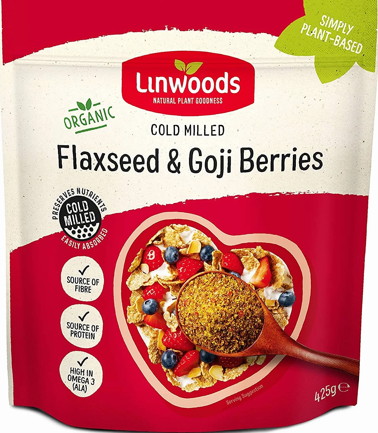 Linwoods Milled Flaxseed & Goji Berries 425g