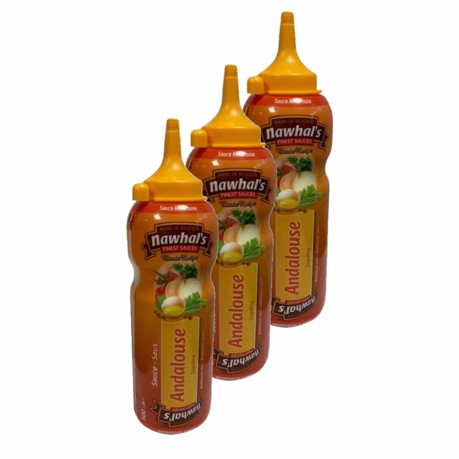 Lot 3x Sauce andalouse - Bouteille 500ml