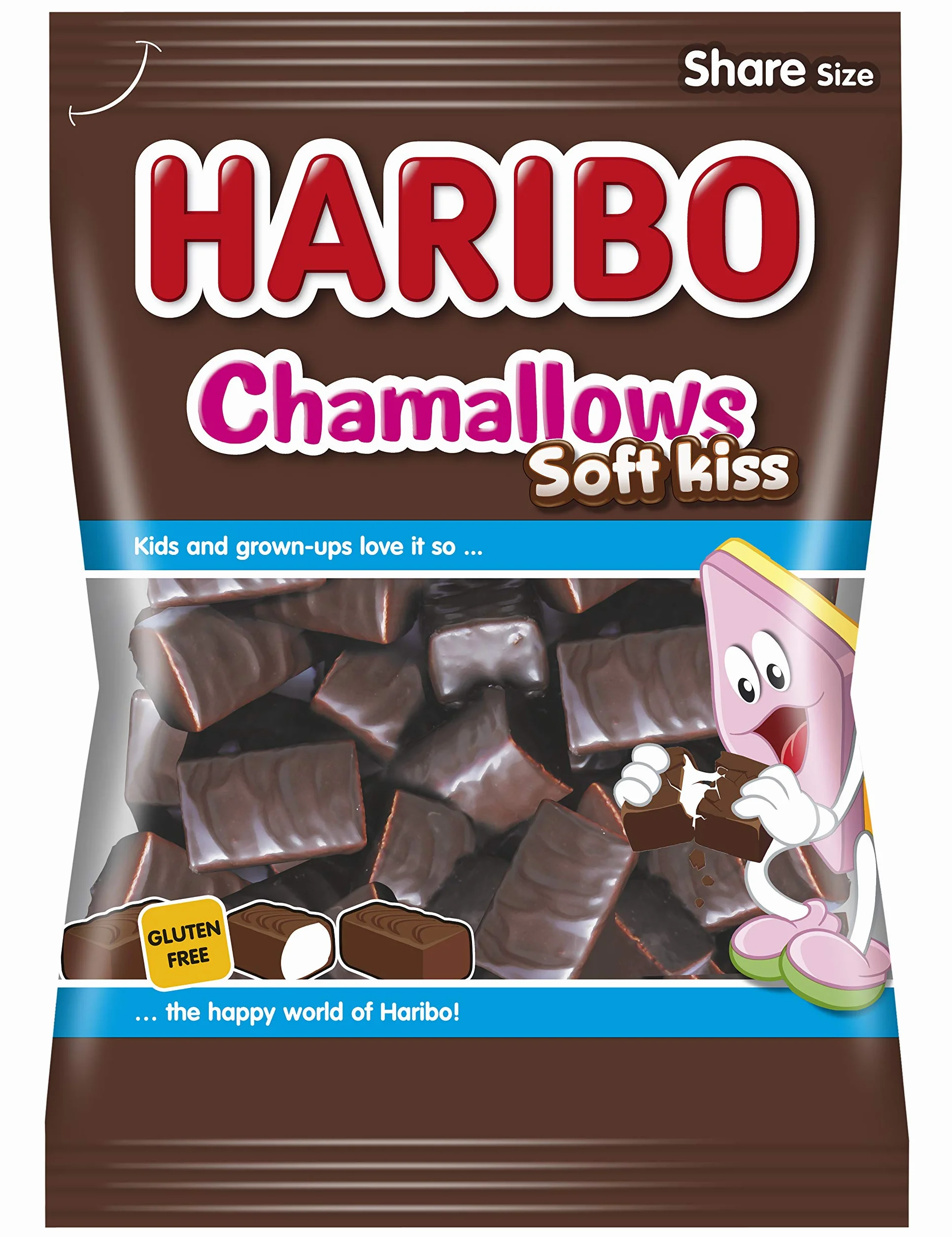 Haribo - Chamallows Soft-Kiss (Chamallows Soft-Kiss) | Poids Total 200 grams