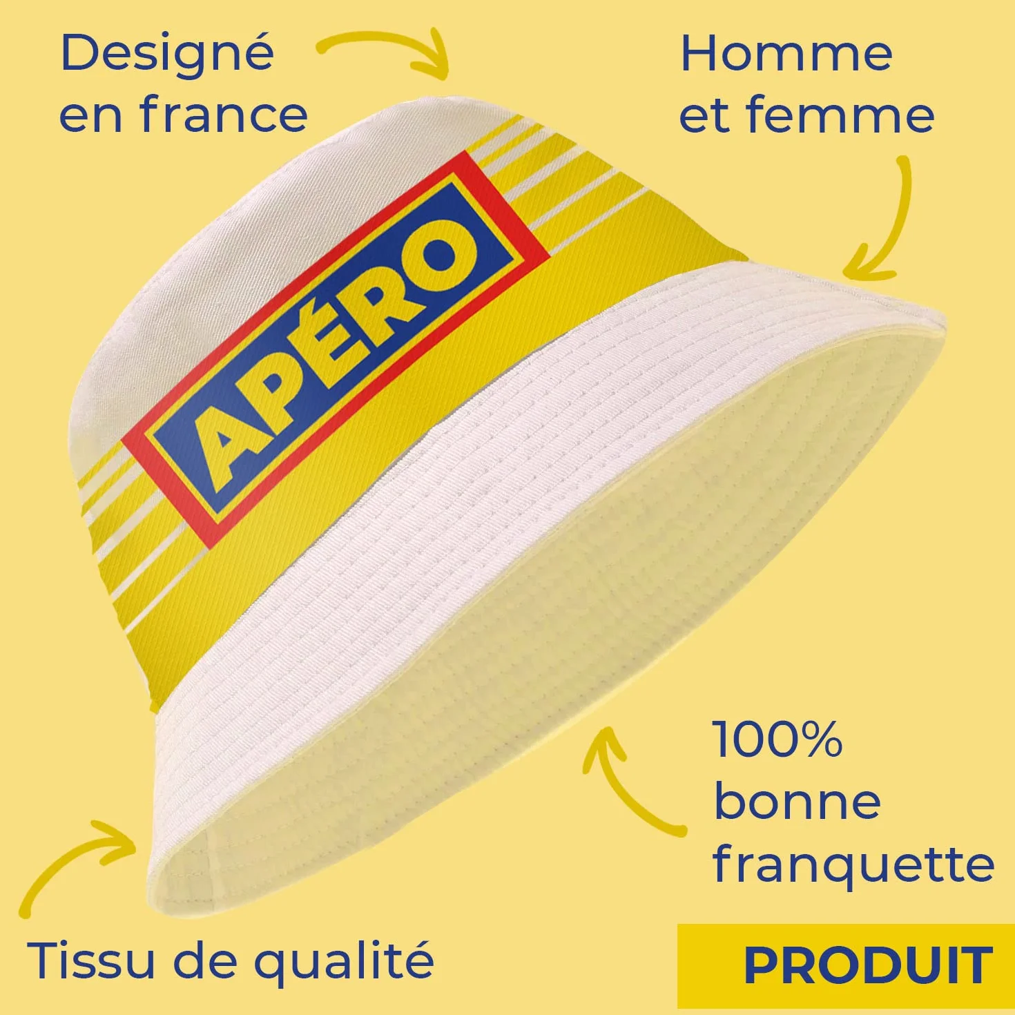 OriginalCup® Bob Chapeau Déguisement Été Barbecue