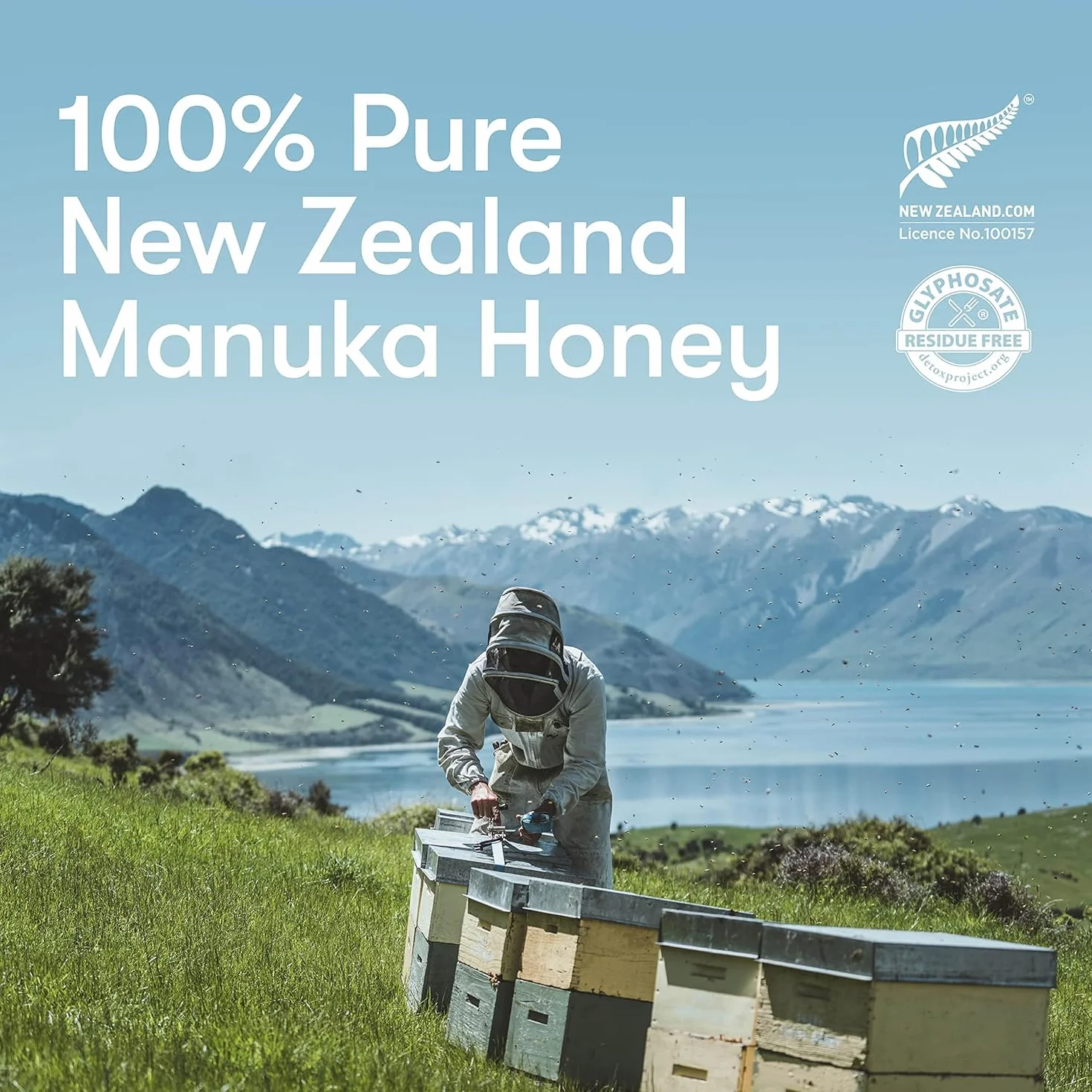 Miel de Manuka MGO 263+ / UMF 10+ de New Zealand Honey Co. | Actif et brut | Fabriqué en Nouvelle-Zélande | 250g