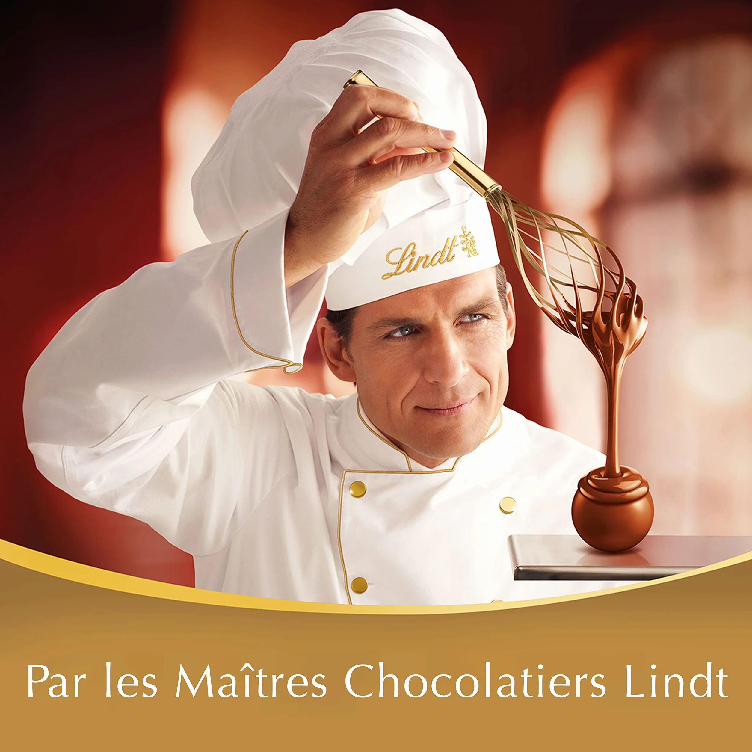 Lindt - Sachet Grand format LINDOR - Assortiment de Chocolats au Lait, Noir 60%, Blanc et Lait-Noisettes - Cœur Fondant, 1kg