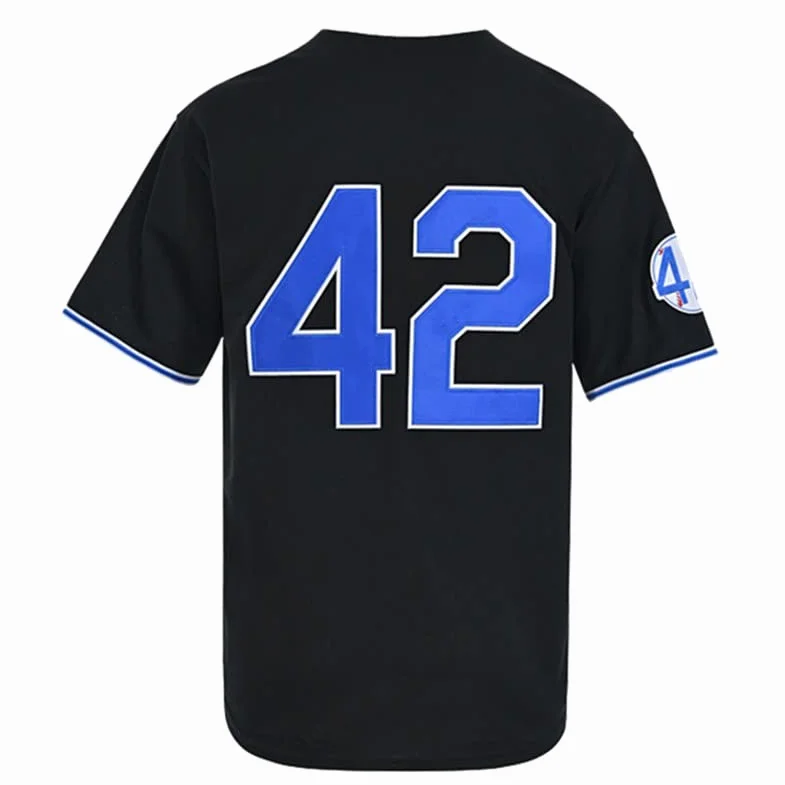 Madjus Maillot de baseball boutonné noir Legend 42 homme années 90 Hip Hop