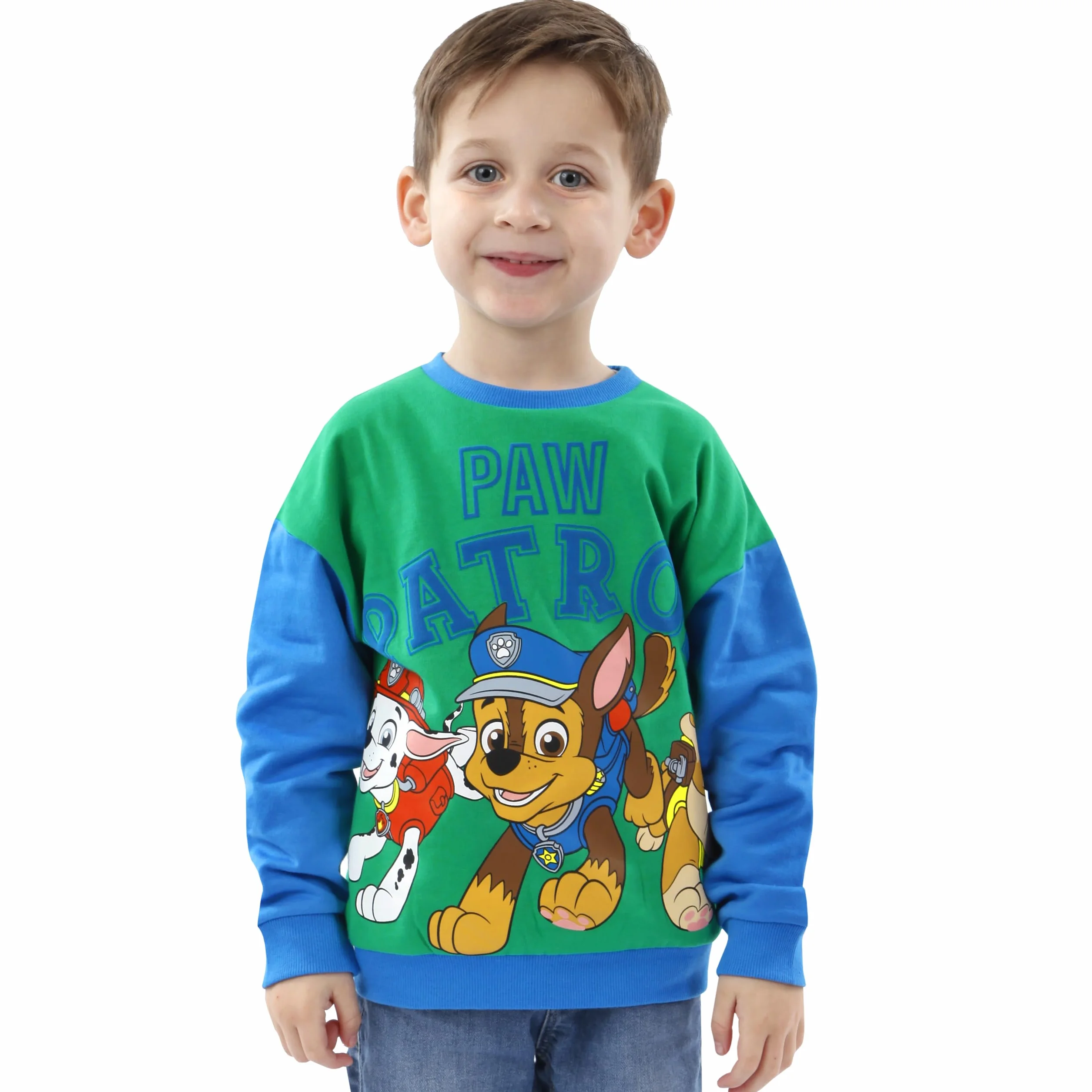Paw Patrol Sweat Patte Patrouille Garçons Manche Longue Enfant
