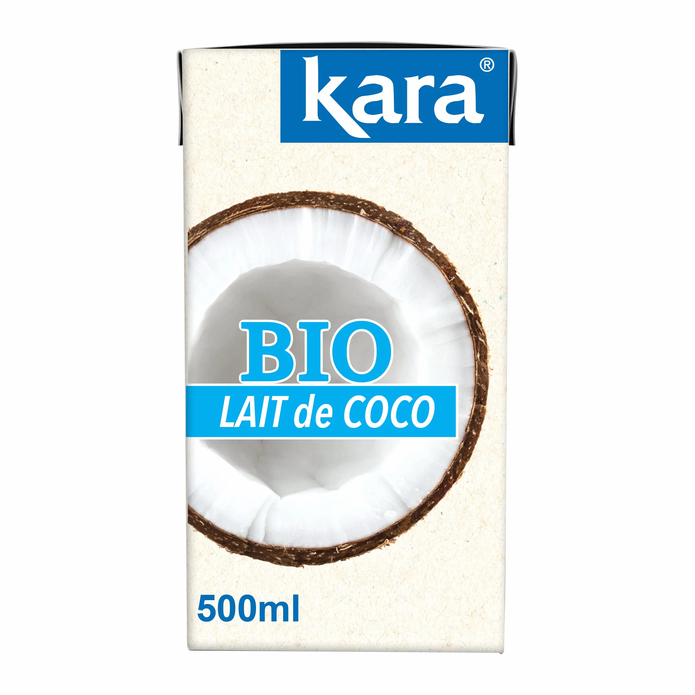 KARA - Lait De Coco Bio - 500ml (Pack of 1)
