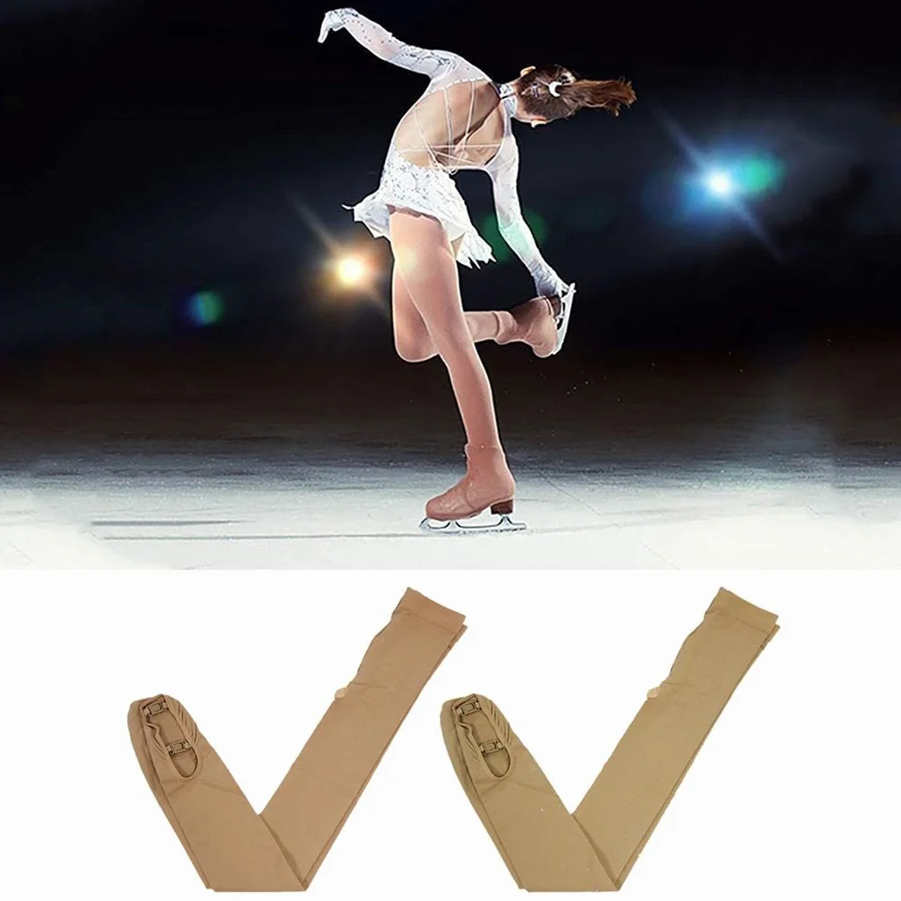 Jambières de Patinage pour Femmes Filles Glace à Boucle