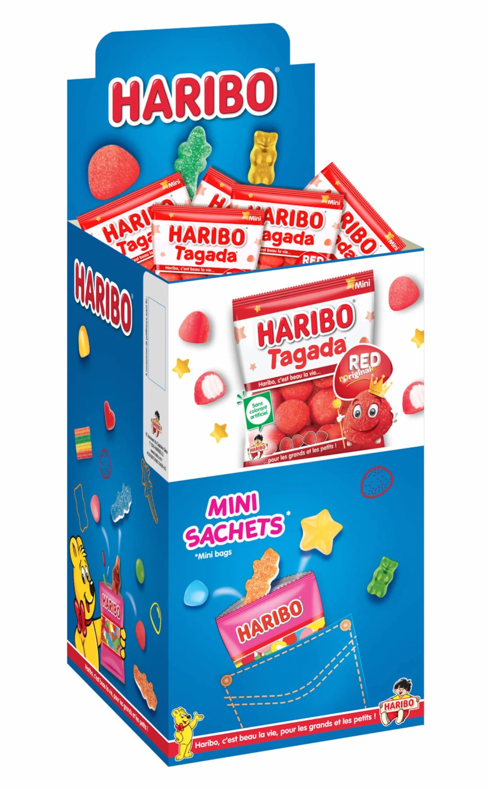 HARIBO - Tagada - Bonbons Sans Colorants Artificiels - Sachets - 30 x 30 g
