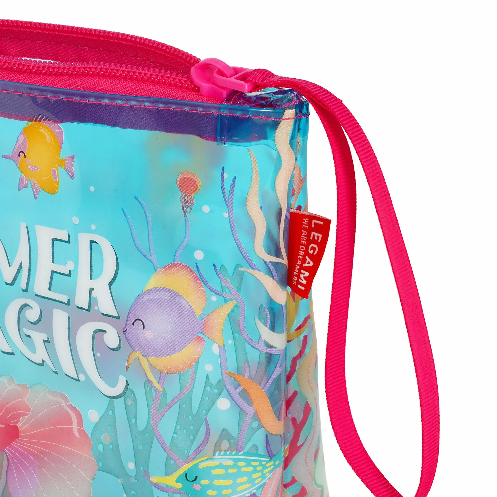 Legami Sac de plage pour femmes avec fermeture éclair 20 x 16 cm