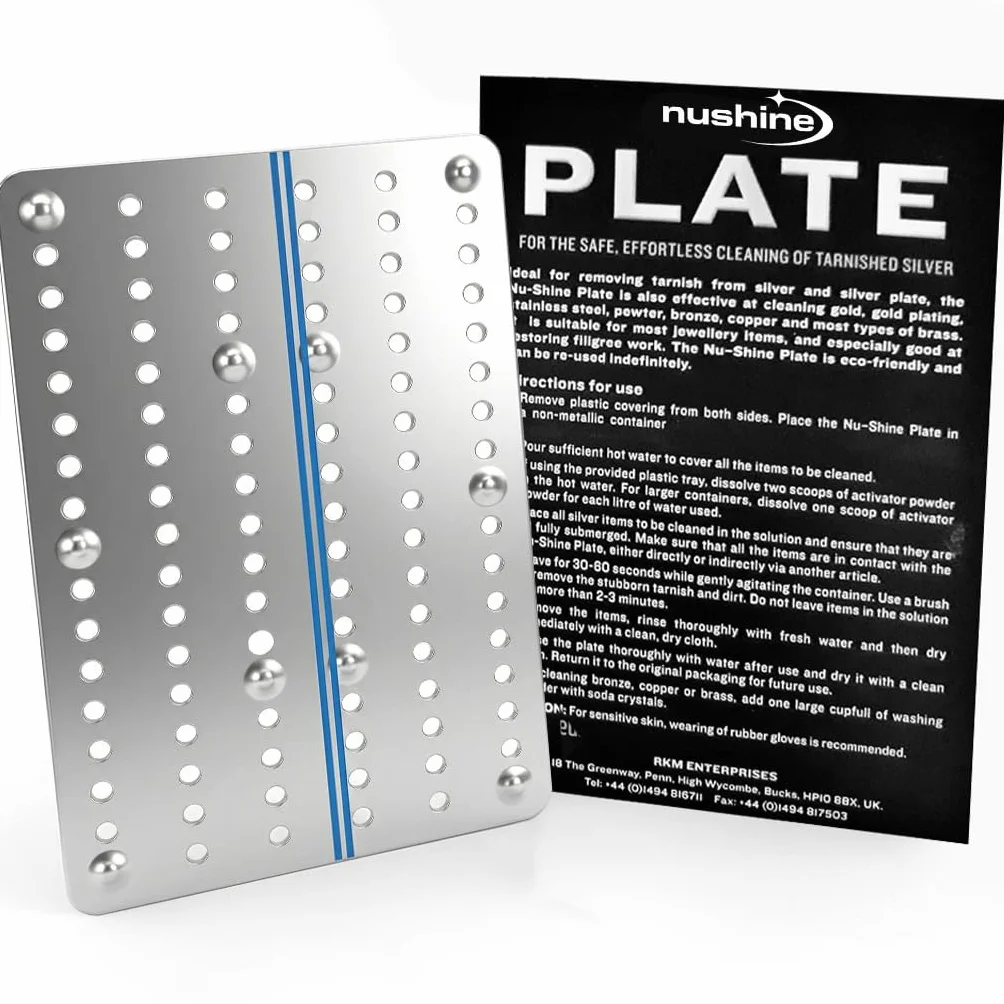 Nushine Plaque de nettoyage magique (grande taille 23 x 15,4 cm) – Nettoie rapidement de nombreux articles à la fois ! Réutilisable plusieurs fois, pas de produits chimiques agressifs. Besoin de laver
