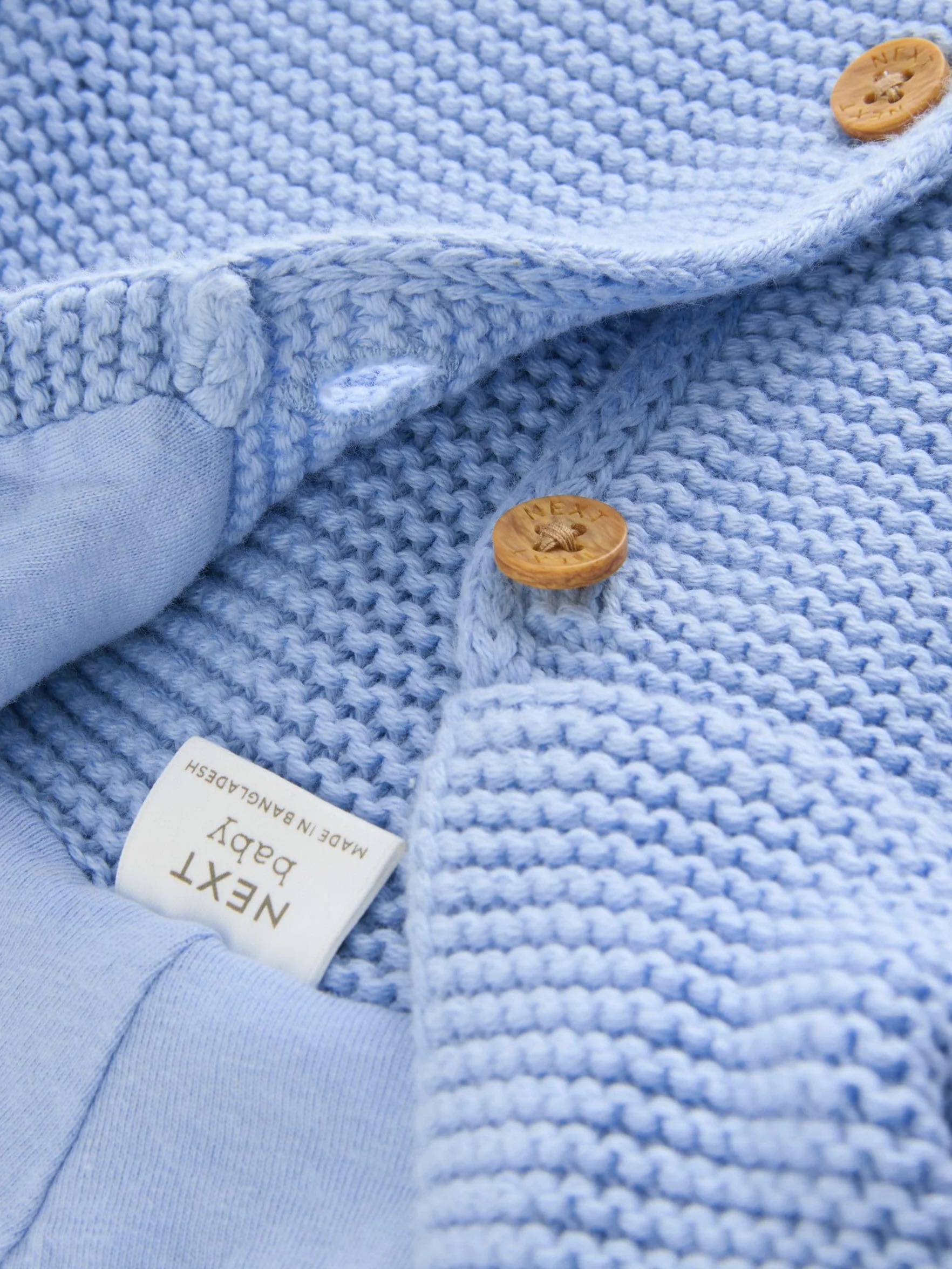 NEXT Cardigan bébé garçon en Maille Bleu 3 Mois