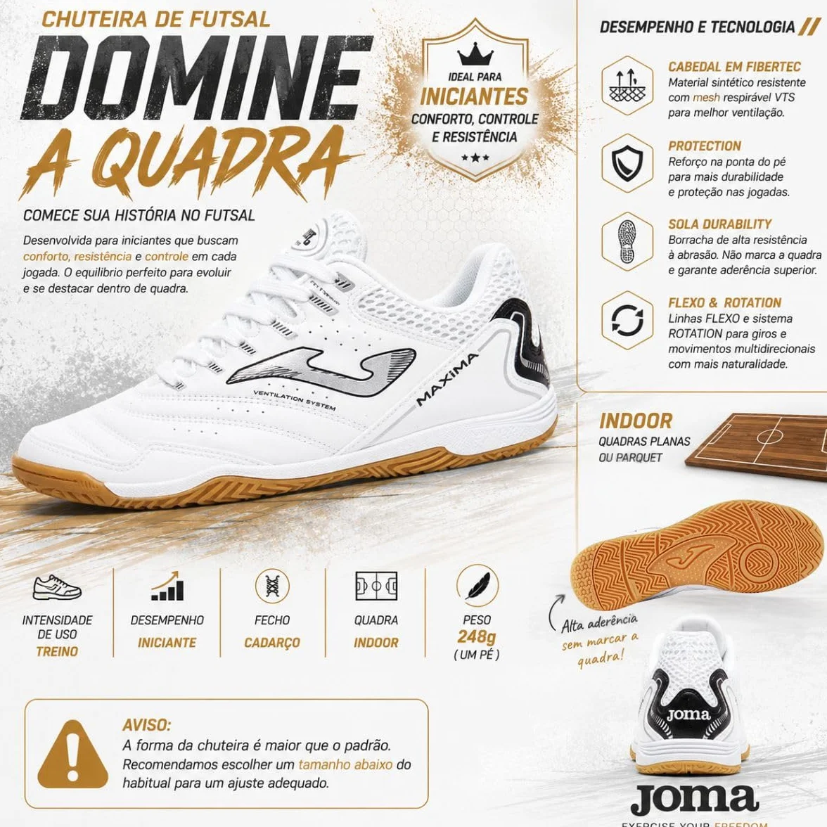 Joma Maxs2502in Botte Oxford Homme