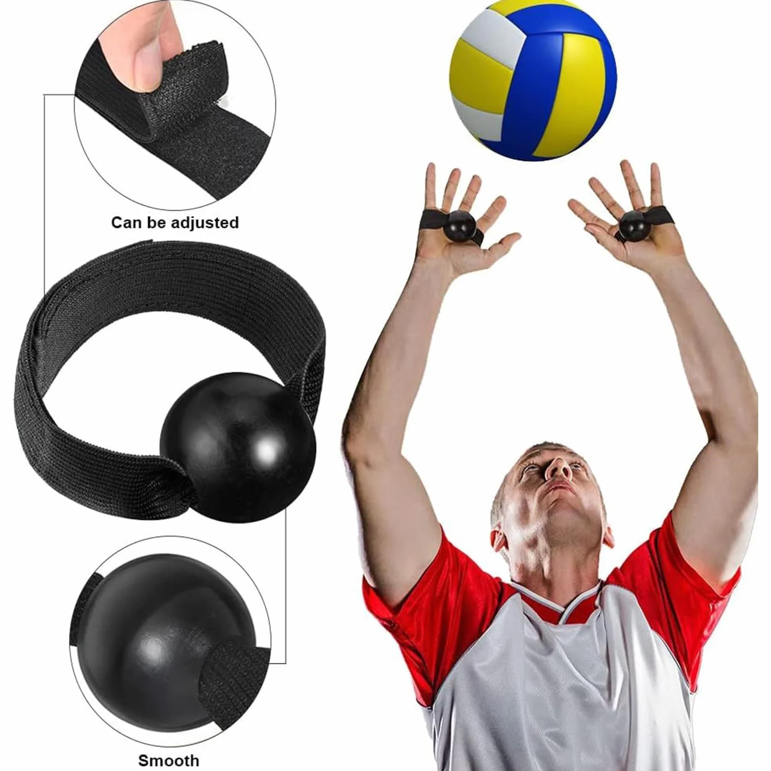 Équipement d'Entraînement de Volley-Ball pour Débutants - Set de Service et Smash avec Accessoires