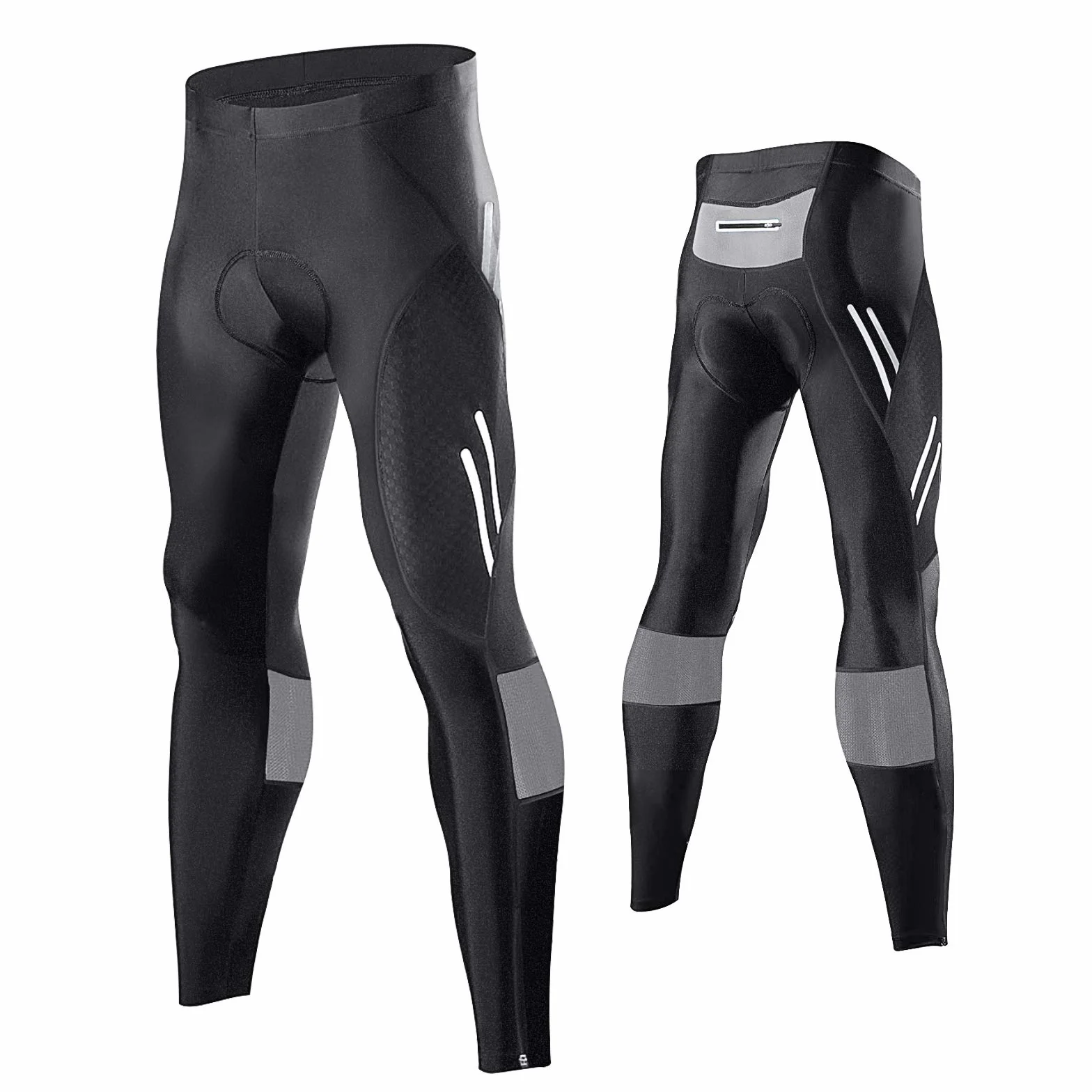 MEETWEE Pantalon Cyclisme Homme Respirant 3D Gel Silicone Long Compression Leggings Vélo