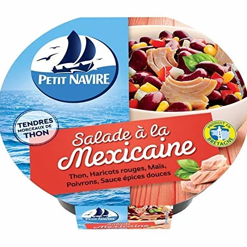 PETIT NAVIRE - Salade Mexicaine 160G - Lot De 4 - Vendu Par Lot
