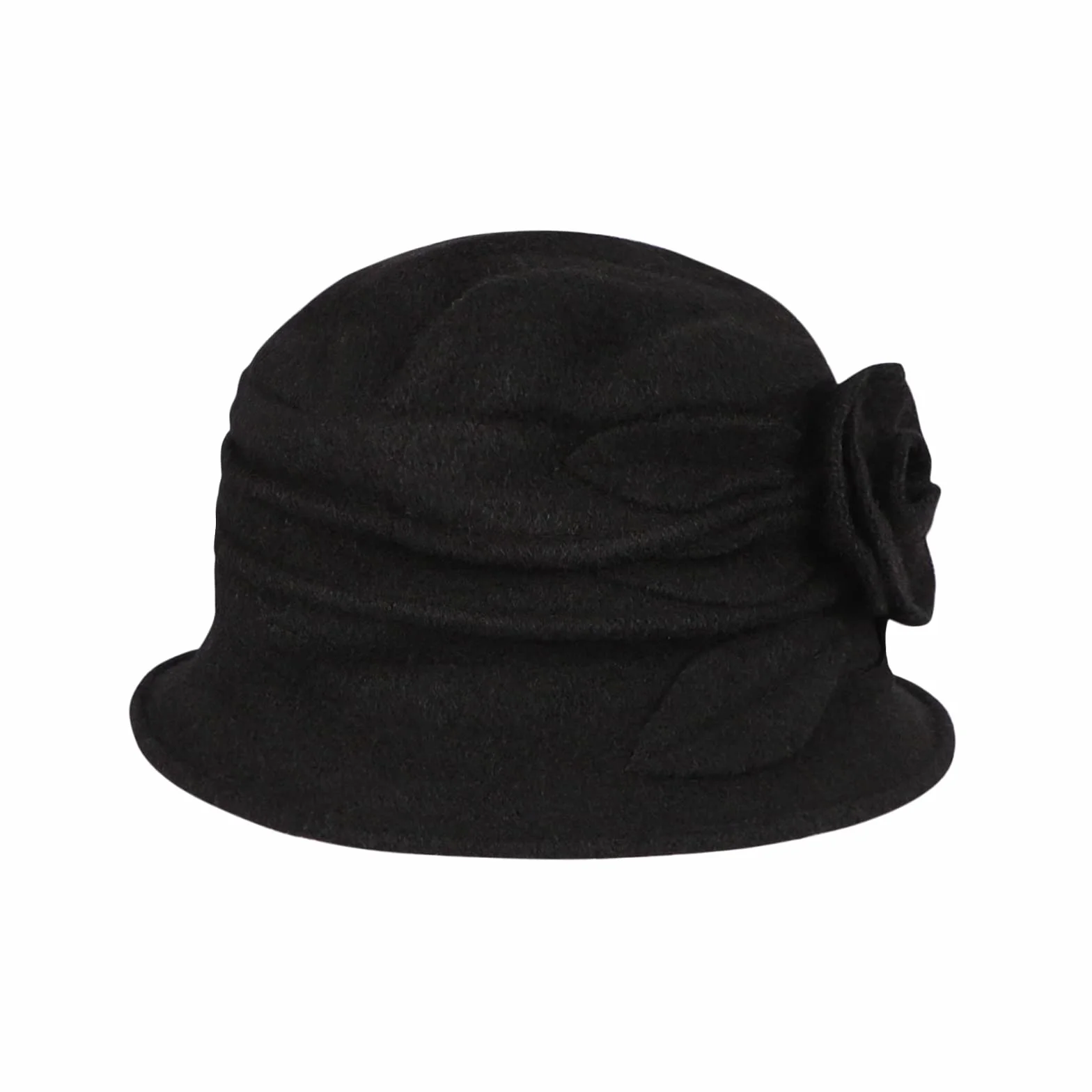 XINCHIA Chapeau bob en feutre de laine pour femme - Chapeau melon vintage tendance unie