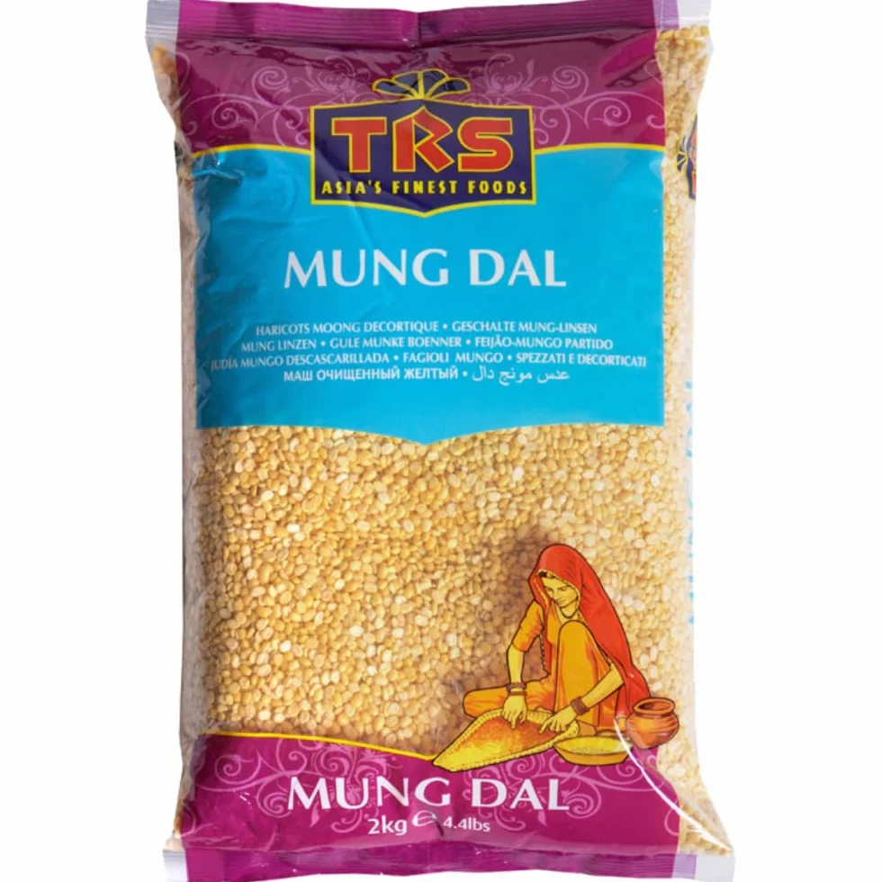 Lentilles indiennes Moong Dal en gros 2kg
