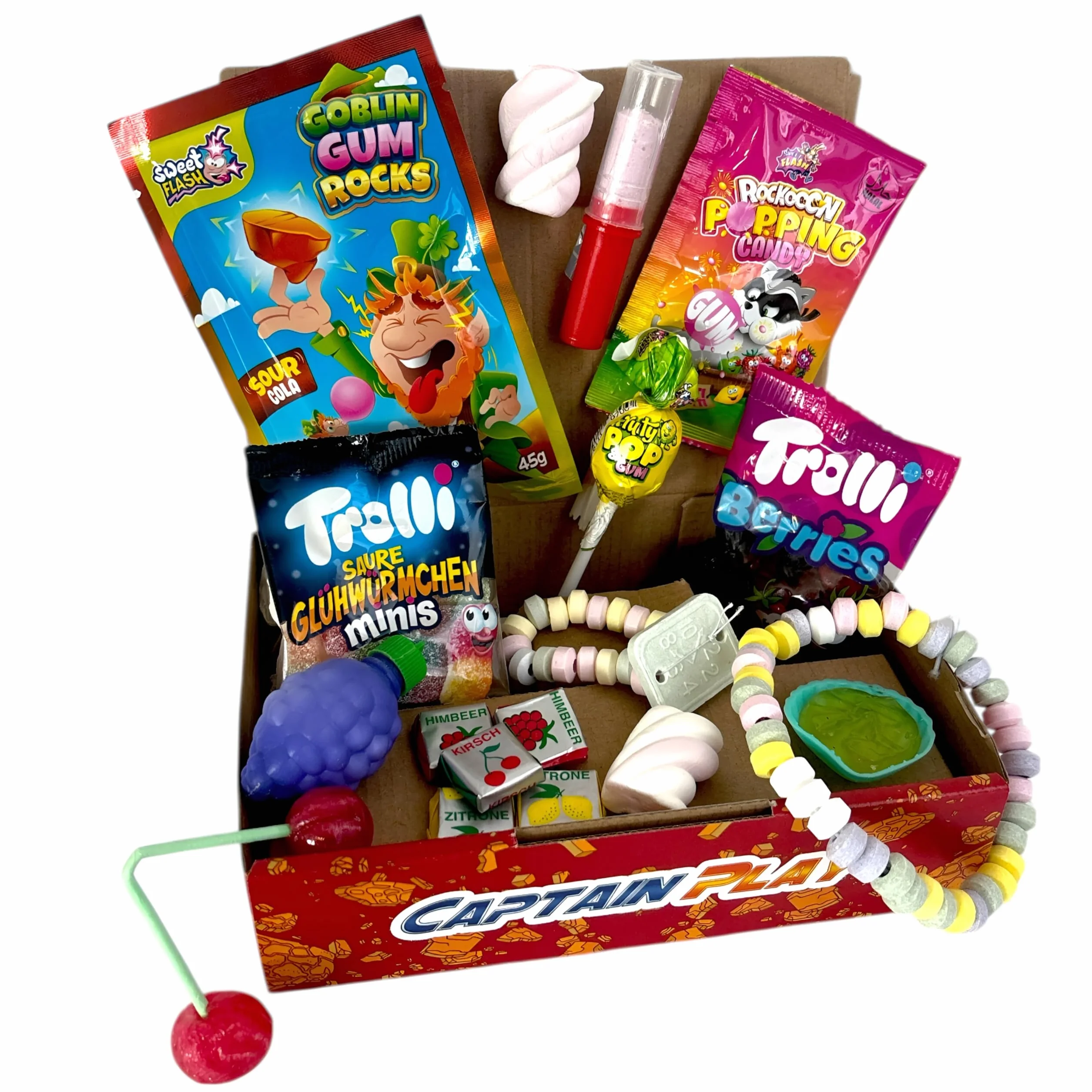 CAPTAIN PLAY Assortiment de Bonbon Rétro (10 pièces)