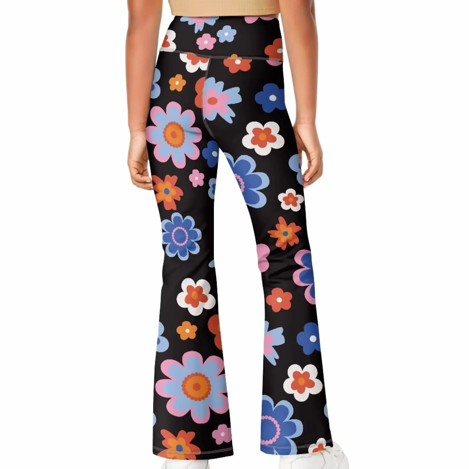 Leggings athlétiques pour filles - Pantalon de danse pour enfants taille haute